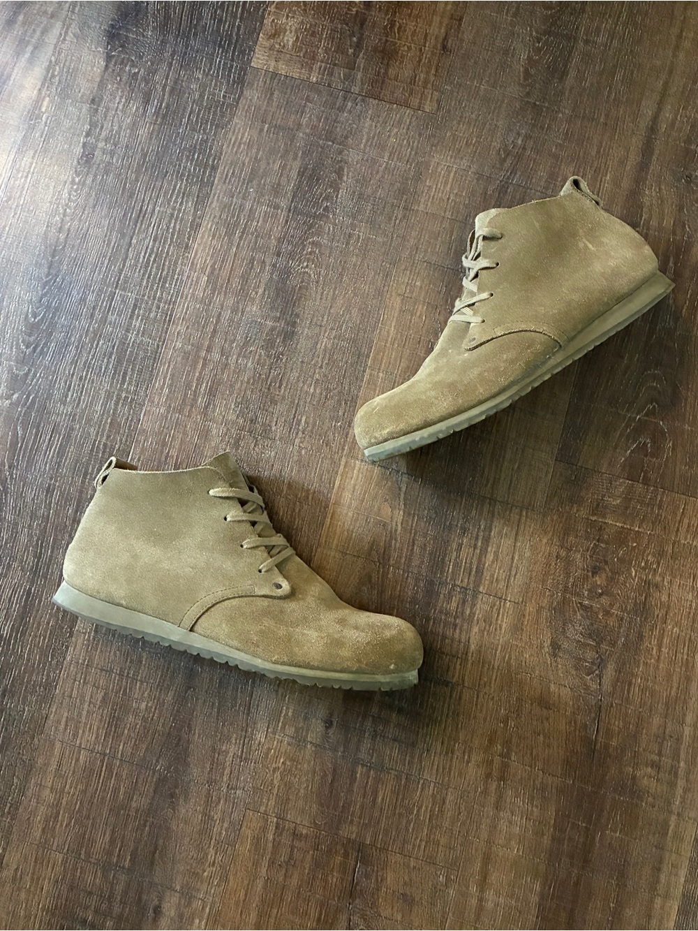 Birkenstock Booties Suede Taupe size 44